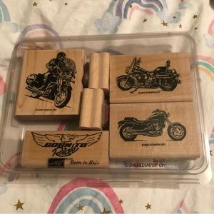 Stampin’ Up! Born to ride motorcycle stamp set.